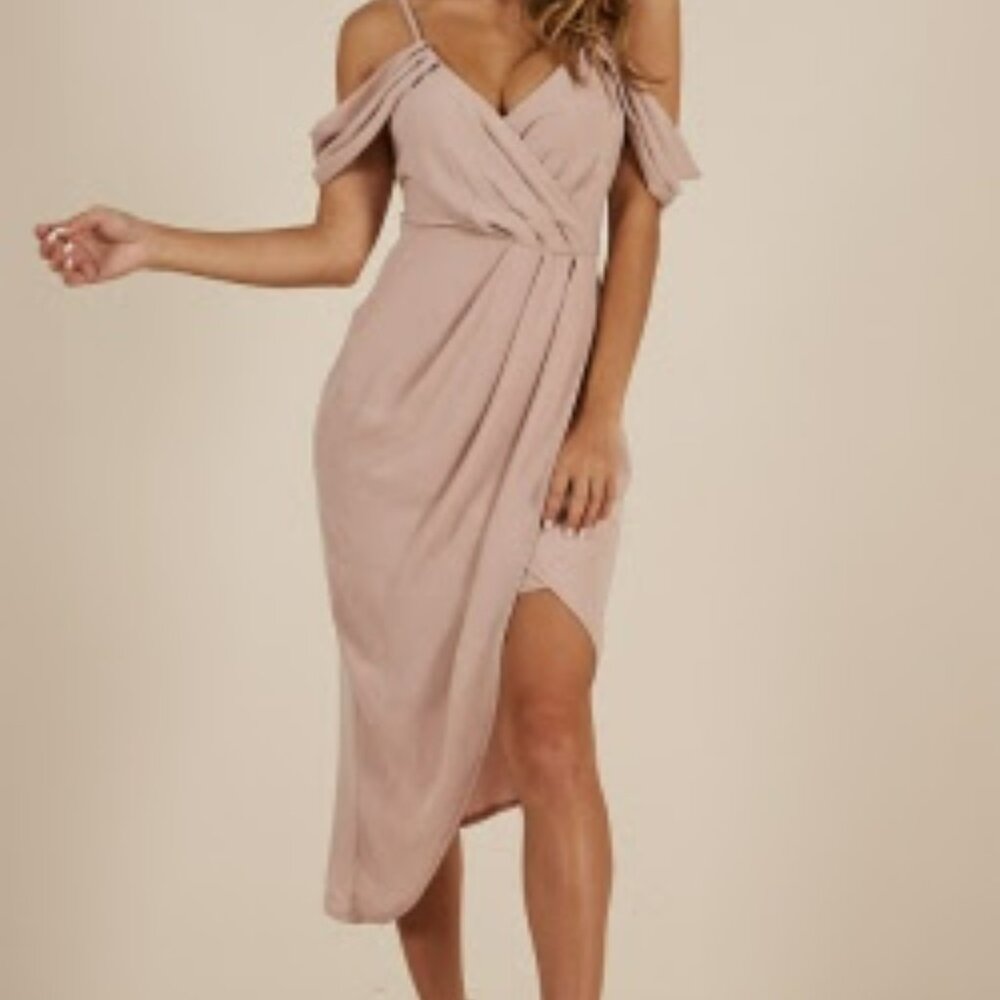 Blush Color Cocktail Dress